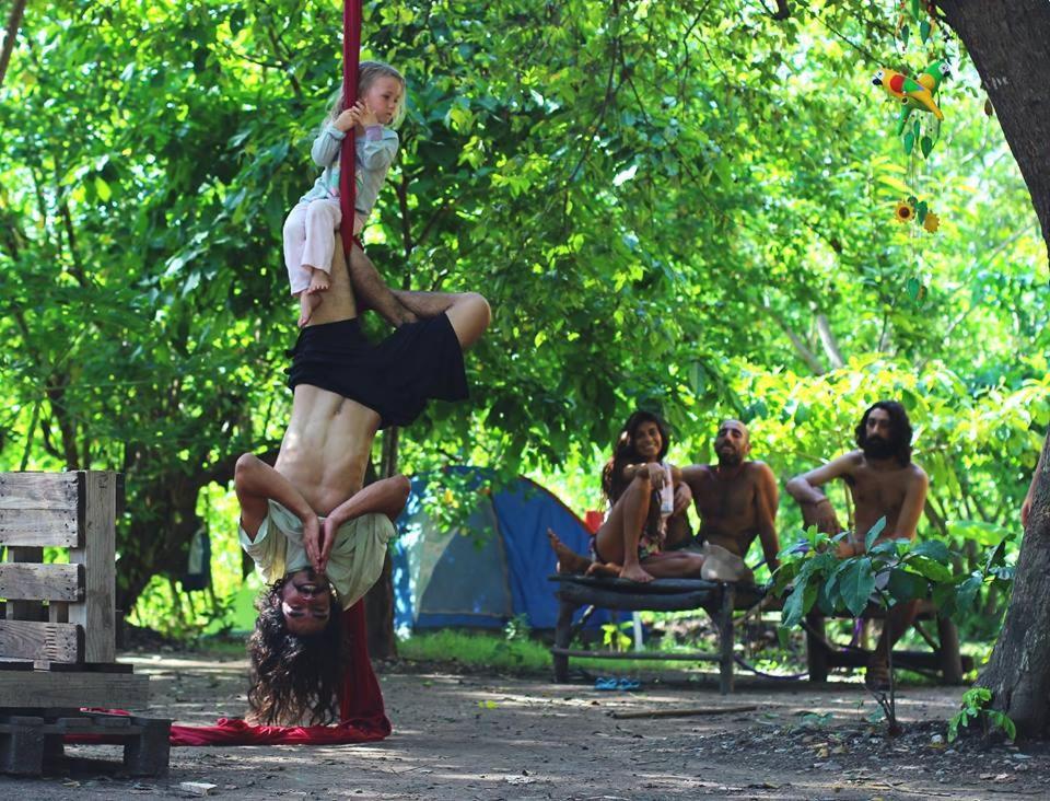 La Aldea Hostel, Camping Y Hamacas Palomino Ngoại thất bức ảnh