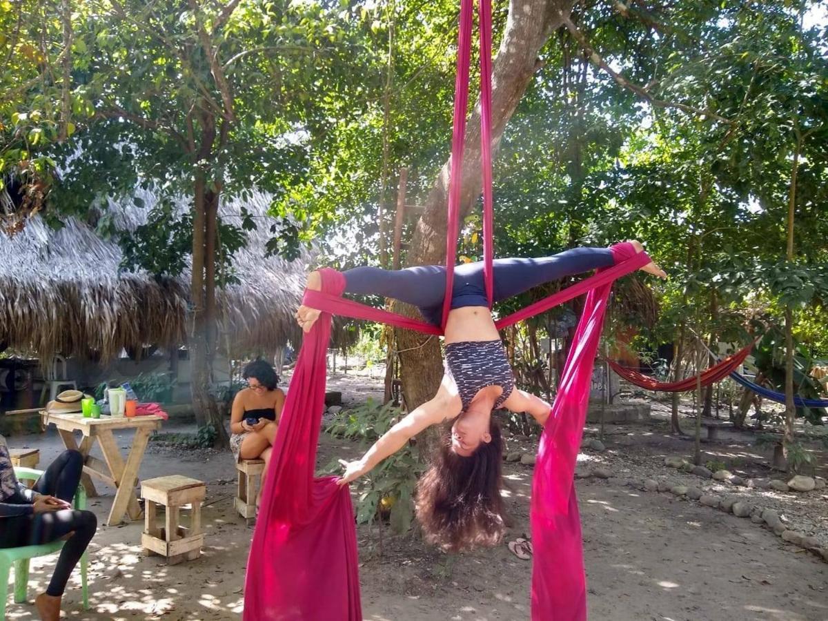 La Aldea Hostel, Camping Y Hamacas Palomino Ngoại thất bức ảnh
