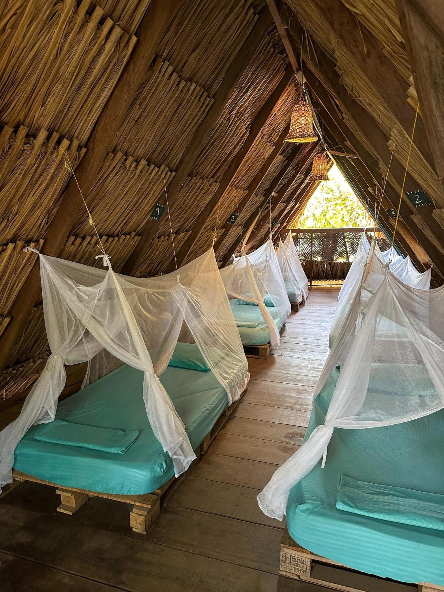 La Aldea Hostel, Camping Y Hamacas Palomino Ngoại thất bức ảnh