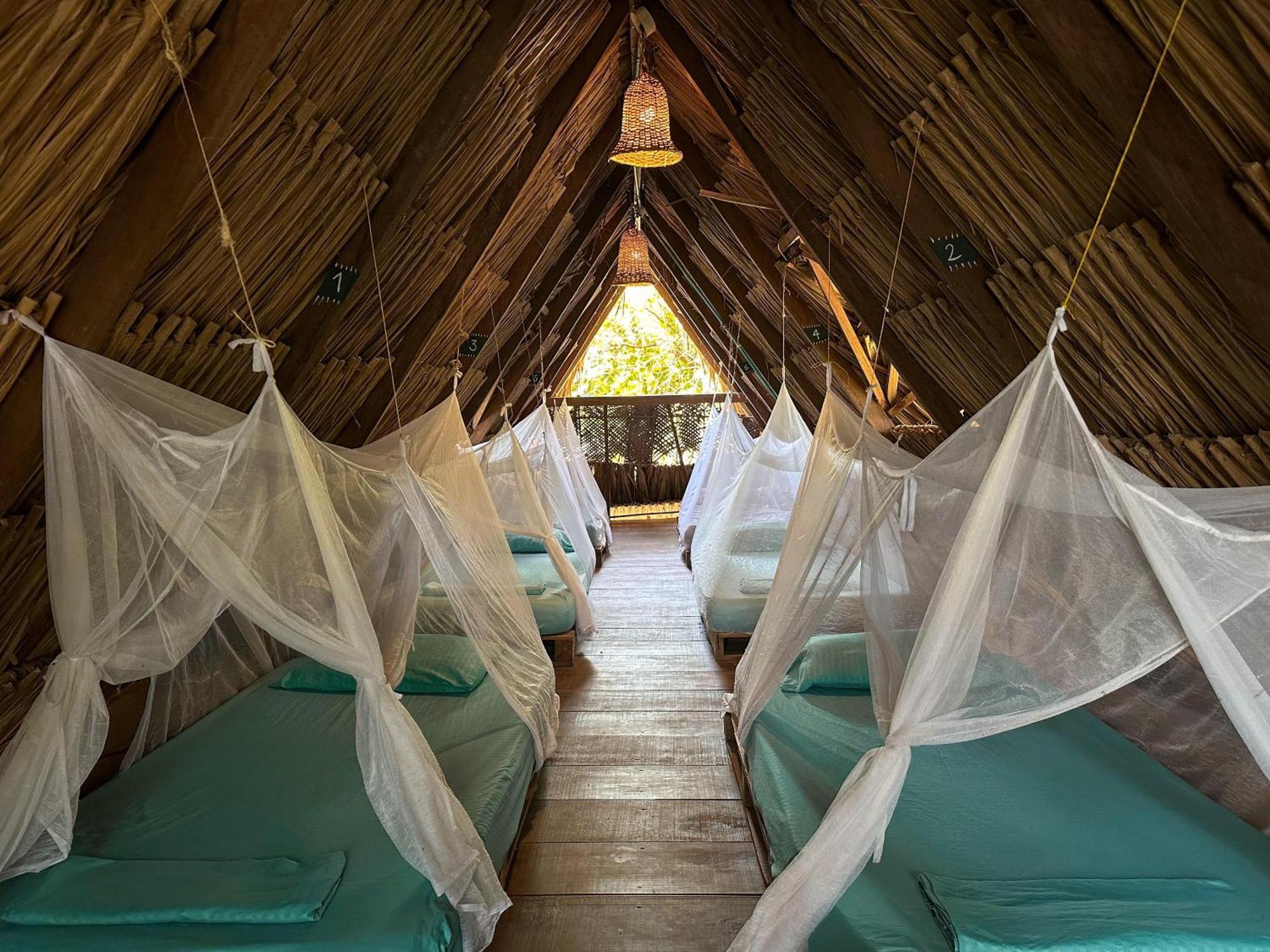 La Aldea Hostel, Camping Y Hamacas Palomino Ngoại thất bức ảnh