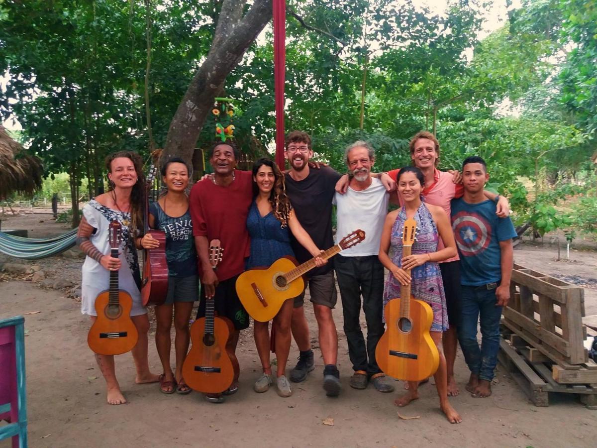La Aldea Hostel, Camping Y Hamacas Palomino Ngoại thất bức ảnh